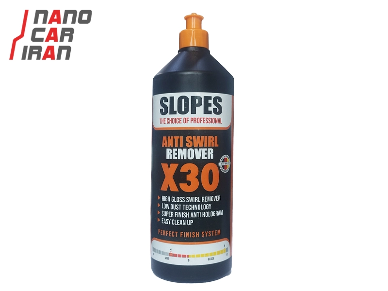 پولیش متوسط یک لیتری اسلوپس X30 SLOOPS X30 Medium Cut Polish 1L